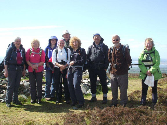 6. Y Fron
24/5/15. Our final summit. Cilgwyn.Photo: Dafydd Williams.
Keywords: May15 Sunday Kath Spencer