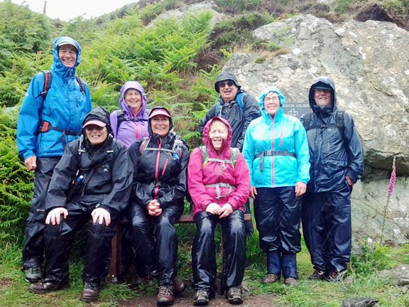 4.Amlwch to Llandulas
19/6/16. With water. Seated on form installed by the Friends of the Anglesey Coastal path. Photo: John Enser.
Keywords: Jun16 Sunday John Enser