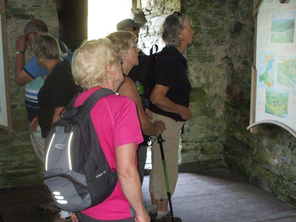 5.Dolwyddelan
23/6/16. Inside the castle. Photo: Dafydd Williams.
Keywords: Jun16 Thursday John Enser