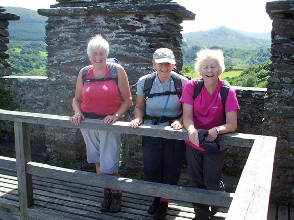 6.Dolwyddelan
23/6/16. Manning the battlements. Photo: Dafydd Williams.
Keywords: Jun16 Thursday John Enser