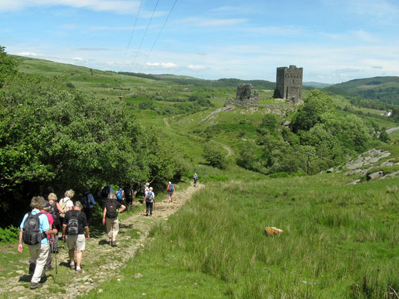 4.Dolwyddelan
23/6/16. Approaching Dolwyddelan Castle. Photo: Nick White..
Keywords: Jun16 Thursday John Enser