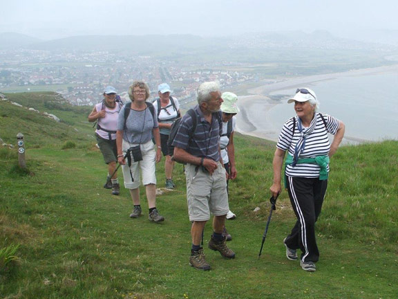 3.Great Orme, Llandudno
9/6/16. On the top before the drenching. Photo: Dafydd Williams.
Keywords: Jun16 Thursday Miriam Heald