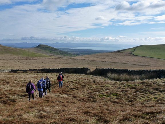 5.Gyrn Ddu, Gyrn Goch, Bwlch Mawr.
14/2/16. The first part of a rather a long trek from Gyrn Goch to Bwlch Mawr to avoid going down into the valley between the two peaks.
Keywords: Feb16 Sunday Ian Spencer