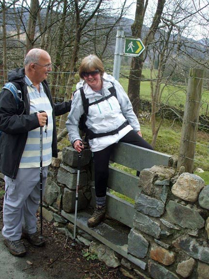 4.Mawddach Trail
14/4/16. The chairman gives Megan a full 10 points for style over stile. Photo: Dafydd Williams.
Keywords: Apr16 Thursday Nick white