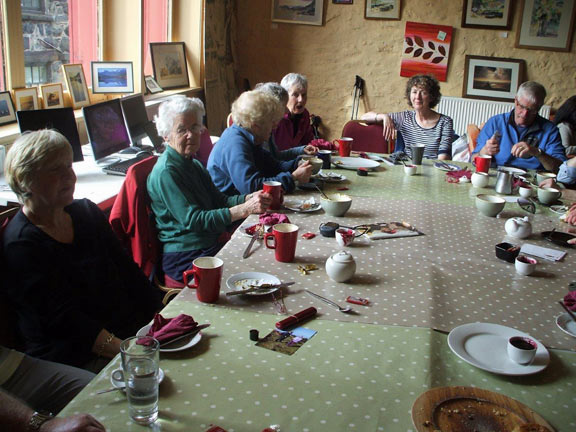 7.Mawddach Trail
14/4/16.  Afternoon tea at Caffi T H Roberts in Dolgellau. Photo: Dafydd Williams..
Keywords: Apr16 Thursday Nick white