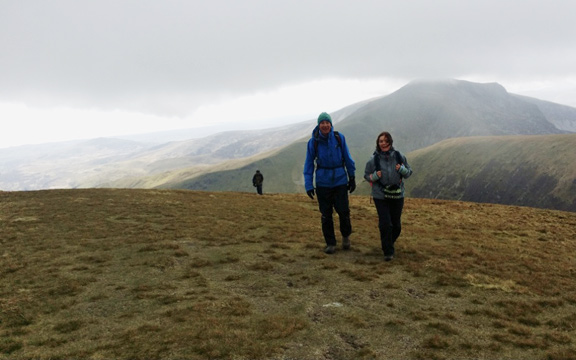 5.Nantlle Ridge West to East
24/4/16. Mid way cresting Trum y Ddysgl. Photo: Roy Milnes.
Keywords: Apr16 Sunday Roy Milnes