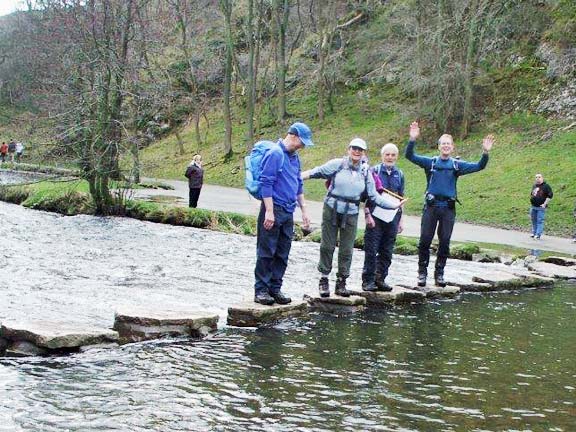 7.Holiday 2016- The Peak District
2/4/16. Stepping stones across the River Dove.Photo: Dafydd Williams.
Keywords: Apr16 Week Ian Spencer