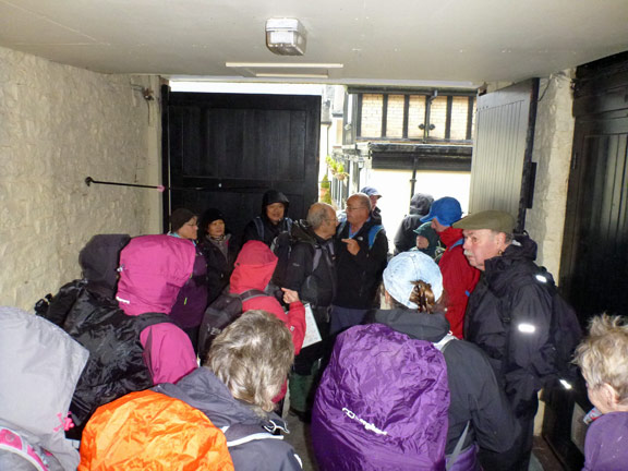 2.Holiday 2016 - The Peak District
2/4/16. All three groups milling outside the bootroom. Photo: Hugh Evans.
Keywords: Apr16 Week Ian Spencer