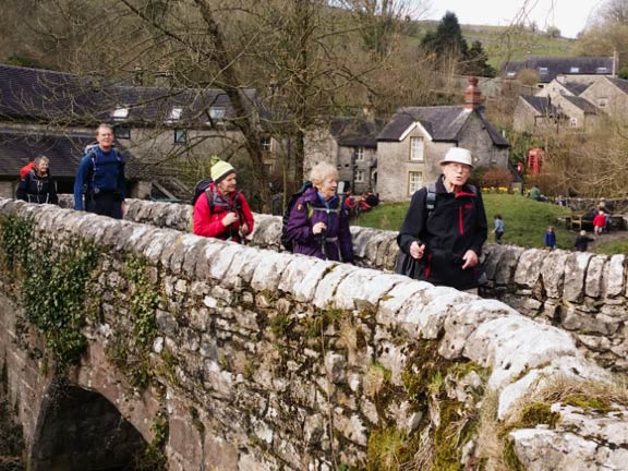 9.Holiday 2016 - The Peak District
2/4/16. The bridge at Milldale. On the way out. Photo: Roy Milner.
Keywords: Apr16 Week Ian Spencer