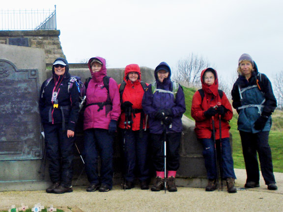 43.Holiday 2016 - The Peak District
6/4/16.  Right side of the Sherwood Foresters Memorial on Crich Hill. Photo: Nick & Ann White.
Keywords: Apr16 Week Ian Spencer