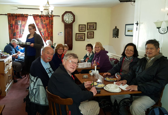 54.Holiday 2016 - The Peak District
7/4/16. Time for a quiet lunch. Photo: Carol Eden.
Keywords: Apr16 Week Ian Spencer