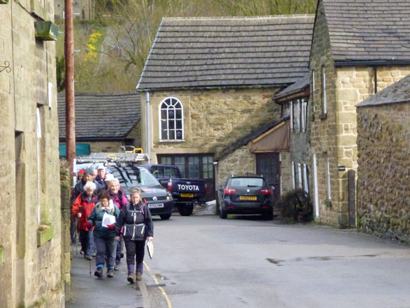 50.Holiday 2016 - The Peak District
7/4/16. Leaving Eyam, our starting point. Photo: Hugh Evans.
Keywords: Apr16 Week Ian Spencer