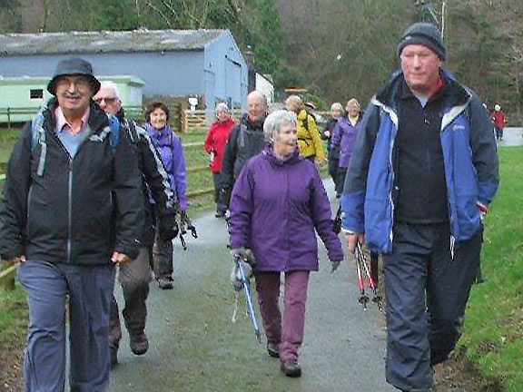 2.Penmaenpool
4/2/16. Making good progress after lunch by keeping out of the mud Photo: Dafydd H Williams.
Keywords: Feb16 Thursday Nick White