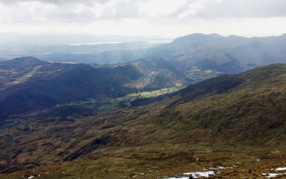 4.Yr Aran & Beddgelert Forest
13/3/16. looking towards Beddgelert and Porthmadog from Yr Aran. Photo: Roy Milner.
Keywords: Mar16 Sunday Noel Davey