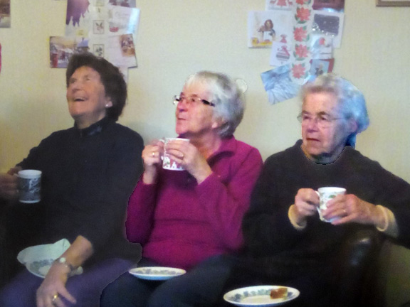 3.Chwilog
5/1/17. Tea & cake at Ian & Kath's. Photo: Tecwyn Williams.
Keywords: Jan17 Thursday Kath Spencer