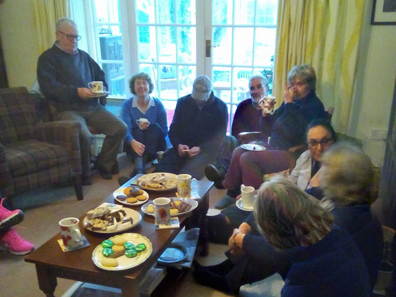 4.Chwilog
5/1/17. Tea & cake at Ian & Kath's. Photo: Tecwyn Williams.
Keywords: Jan17 Thursday Kath Spencer