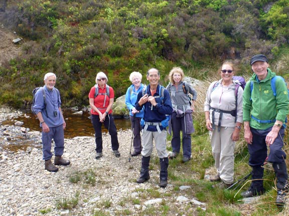 3.Cwm Hesgyn
21/5/17. No flipflops needed by the A group. Despite the recent rain we would easily walk across. Now the long haul up to Carnedd y Filiast.
Keywords: May17 Sunday Hugh Evans