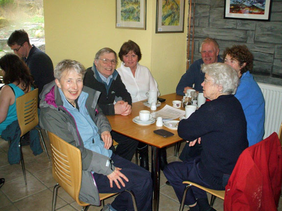 4.Dolwyddelan
16/3/17. The Plas Hall Hotel Café provides a very welcome watering hole, exactly one month after our last visit. Photo: Dafydd Williams.
Keywords: Mar17 Thursday Dafydd Williams