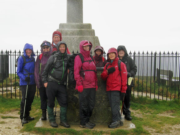 7.Isle of Wight Spring Holiday
30/4/17. The B group at the Tennyson Monument. Photo: Nick White.
Keywords: Apr17 Week Hugh Evans