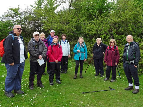 11.Isle of Wight Spring Holiday
1/5/17. B walkers on the Eastern Wight walk. Photo: Ann White.
Keywords: May17 Week Hugh Evans