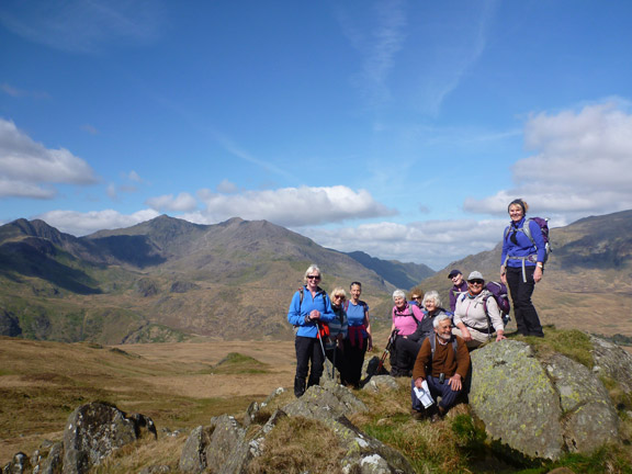 3.Carnedd y Cribau
23/4/17. A quick diversion by some to conquer a small peak (nameless) on the way up.
Keywords: Apr17 Sunday Dafydd Williams