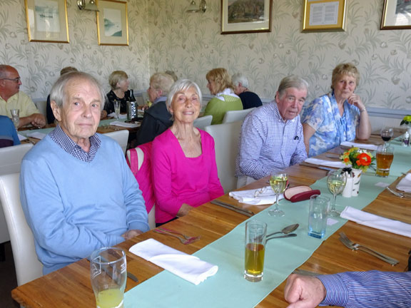 3.Spring Reunion Luncheon, Estuary Lodge Hotel, Talsarnau.
18/5/17. Photo: Ann White
Keywords: May17 Thursday Dafydd Williams John Enser