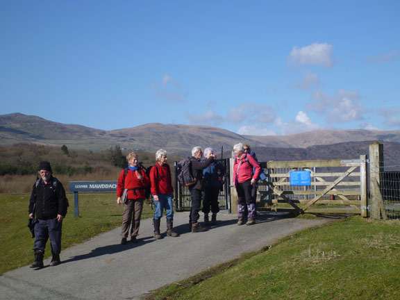 7.Arthog - Cregennen Lakes
25/3/18.  The end of our walk on the Mawddach Trail. The old railway station at Arthog.
Keywords: Mar18 Sunday Nick White