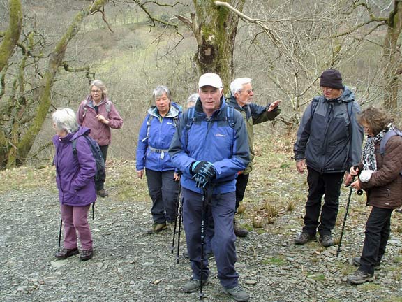 1.Fairbourne-Blue Lake
29/3/18. On our way up to the Blue Lake. Slightly drier conditions than the last time.  Photo: Dafydd Williams.
Keywords: Mar18 Thursday Nick White