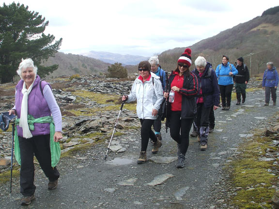 4.Fairbourne-Blue Lake
29/3/18. On our way up to the Blue Lake. Photo: Dafydd Williams.
Keywords: Mar18 Thursday Nick White