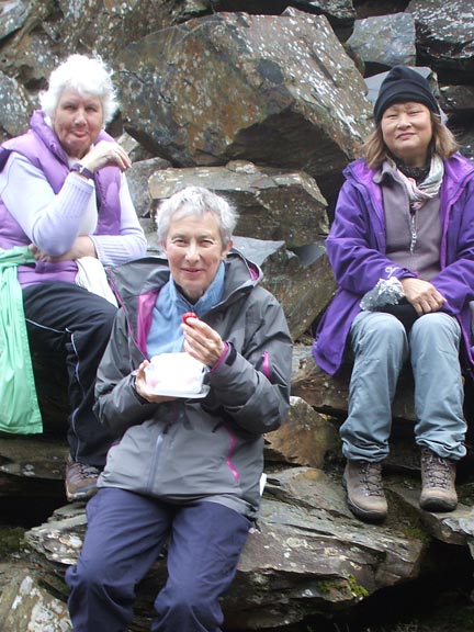 7.Fairbourne-Blue Lake
29/3/18. Lunch. Photo: Dafydd Williams.
Keywords: Mar18 Thursday Nick White