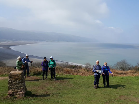 9.Exmoor Spring Holiday
14/4/18. Overlooking Purlcok Bay from Hurlstone Point. Photo: Carol Eden
Keywords: Apr18 week Hugh Evans