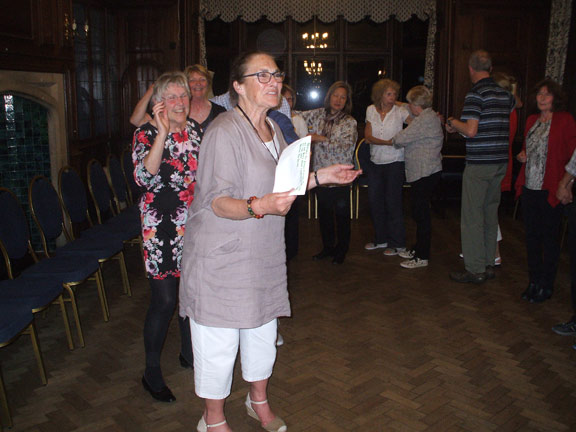 37.Exmoor Spring Holiday
17/4/18. Our lady in charge doing sterling work with a difficult group! Photo: Dafydd Williams.
Keywords: Apr18 week Hugh Evans