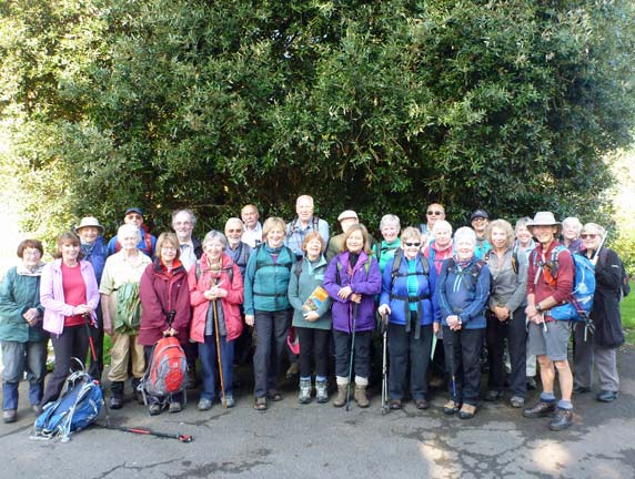 1.Exmoor Spring Holiday
14/4/18. A quick team photograph before we start off on our walks from Holnicote House. Photo: Hugh Evans.
Keywords: Apr18 week Hugh Evans