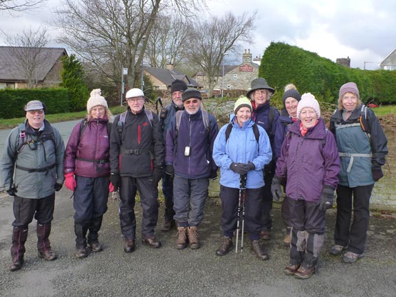 1.Llanystumdwy
11/2/18. Setting off from the car park in Llanystumdwy.
Keywords: Feb18 Sunday Dafydd Williams jean Norton