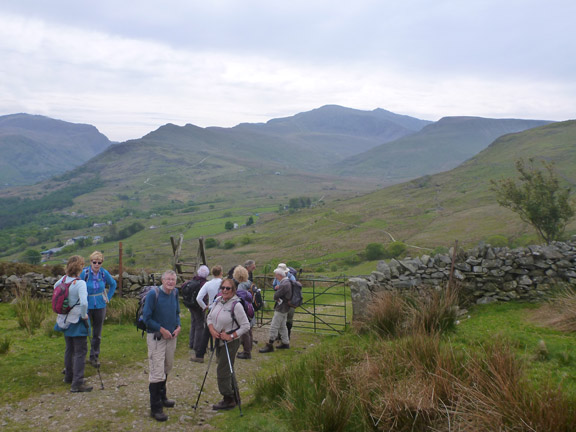 2.Moel Eilio
20/5/18. Close to Maen-llwyn-isaf with the Llanberis path to the summit of Snowdon just visible in the background.
Keywords: May18 Sunday Dafydd Williams