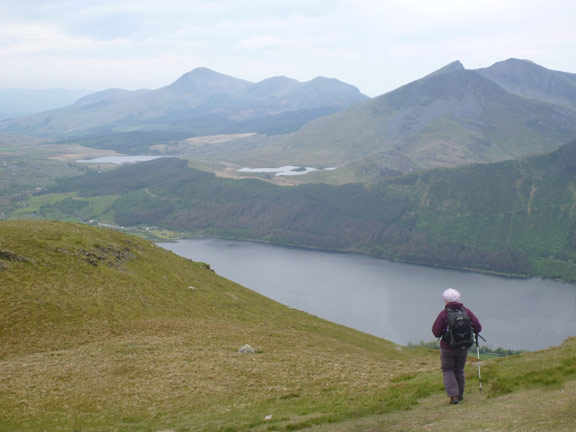 5.Moel Eilio
20/5/18. On Foel Gron looking south down on Llyn Cwellyn
Keywords: May18 Sunday Dafydd Williams