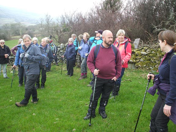 2.Nantlle Holey Walk
12/4/18. Close to Talysarn near the beginning of the walk. Photo: Dafydd Williams.
Keywords: Apr18 Thursday Tecwyn Williams