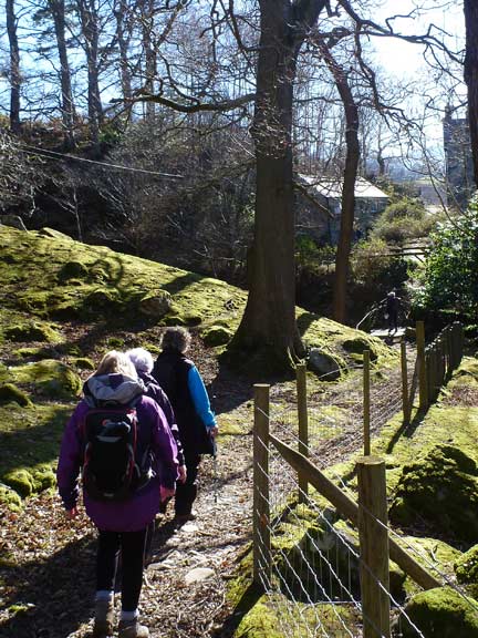 3.Snowdonia Slate Trail
25/2/18. Coming up on Halfway Bridge on the Bangor-Bethesda main road.
Keywords: Feb18 Sunday Noel Davey