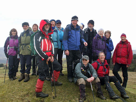 6.Trawsfynydd - Roman Fort
11/3/18. On top of Tomen y Mur. Photo: Dafydd Williams.
Keywords: Mar18 Sunday Tecwyn Williams