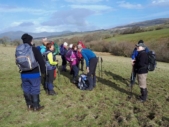 2.Trawsfynydd - Roman Fort
11/3/18. North of Llain Wen Farm.Photo: Judith Thomas.
Keywords: Mar18 Sunday Tecwyn Williams