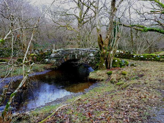 9.Trawsfynydd
14/8/18. A rather picturesque bridge over Afon Nant Islwyn close to Tyddyn Felin, not far from the end of the walk and refreshments at the cafe.  Photo: Judith Thomas.
Keywords: Jan18 Sunday Judith Thomas