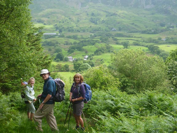 2.Y Fron
3/6/18. The start of our descent into Betws Garmon.
Keywords: Jun18 Sunday Kath Mair