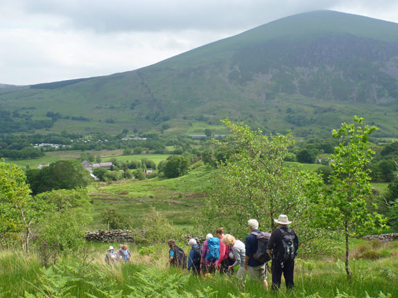 3.Y Fron
3/6/18. On our way down to Betws Garmon with Moel Eilio (our destination two weeks ago) in the background.
Keywords: Jun18 Sunday Kath Mair