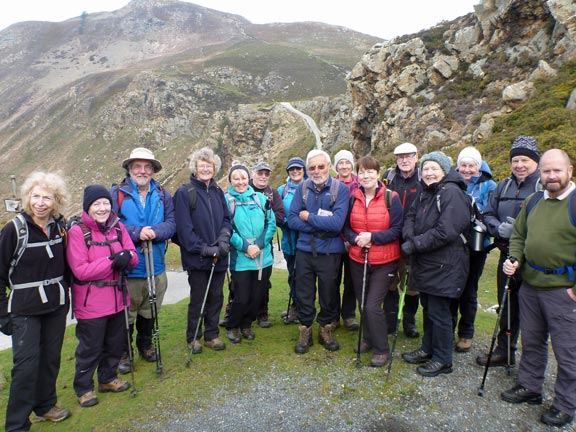 1.Capelulo
7/4/19. Setting off from the car park at the top of the Sychnant Pass. The first leg of or walk can be seen in the background.
Keywords: Apr19 Sunday Jean Norton Annie Michael