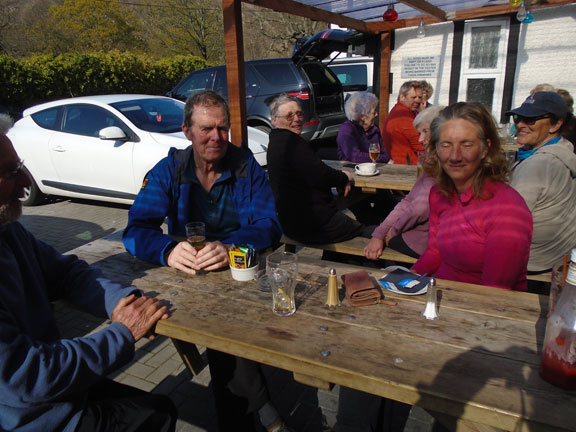 8.Capelulo
7/4/19. The pub shot. Doing our best to keep the rural pubs going. this time it is the Fairy Glen pub in Capelulo. Photo: Dafydd Williams.
Keywords: Apr19 Sunday Jean Norton Annie Michael