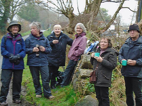 1.Criccieth Circular
28/2/19. On top road from Criccieth to Llanystumdy.  Photo: Dafydd Williams.
Keywords: Feb19 Thursday Dafydd Williams