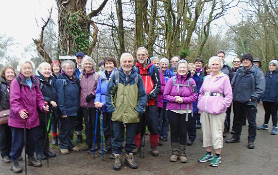 3.Criccieth Circular
28/2/19. At the entrance to Cefn-y-Maen. Photo: Dafydd Williams.
Keywords: Feb19 Thursday Dafydd Williams