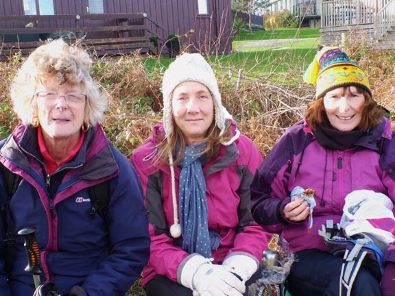 2.Llanystumdwy.
27/1/19. Morning break on the coastal path close to Hafan y Mor.
Keywords: Jan19 Sunday Kath Spencer