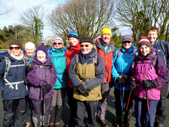 1.Llwyngwril 'A' Walk
10/3/19. In the car park in Llwyngwril. Ready for off. The sun is out.
Keywords: Mar19 Sunday Hugh Evans