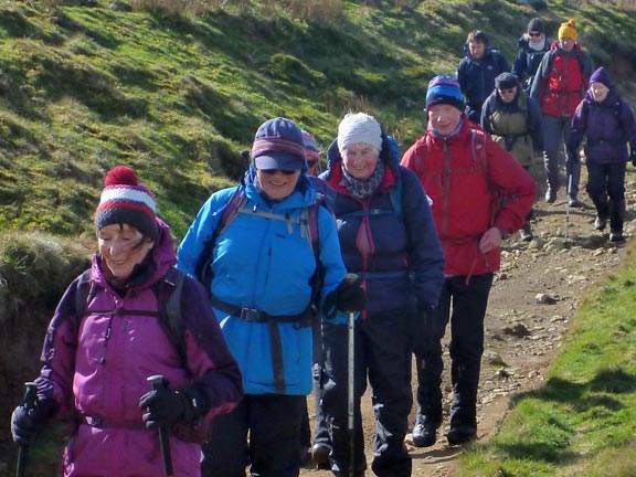 2.Llwyngwril 'A' Walk
10/3/19. Passing the peak Allt-lwyd on our right.
Keywords: Mar19 Sunday Hugh Evans